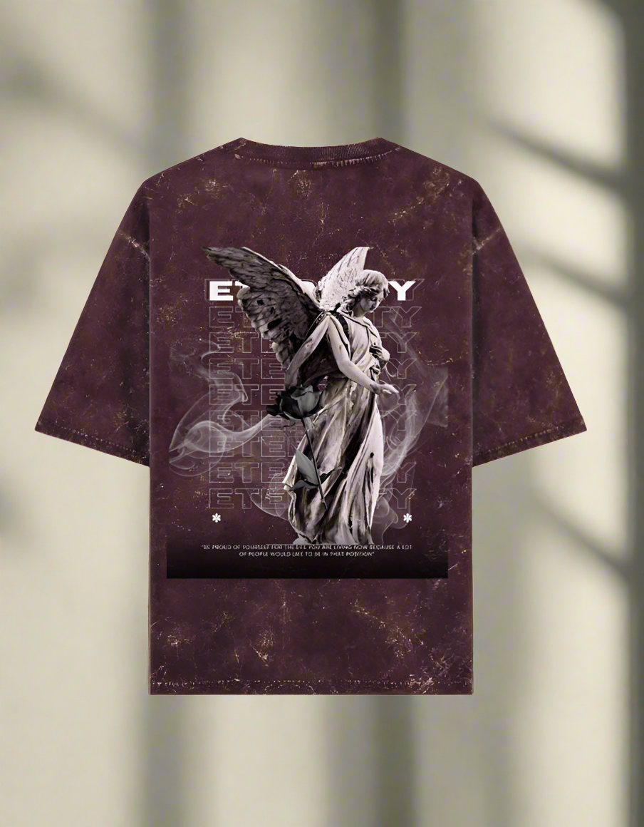 Unisex Acid Washed Oversized Tee